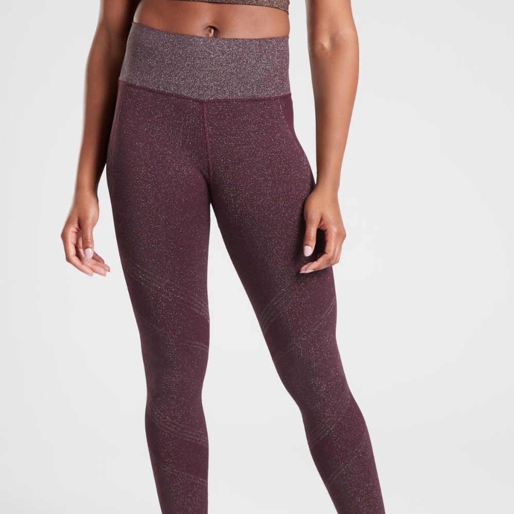 Athleta Twilight Tight 2.0 Antique Burgundy